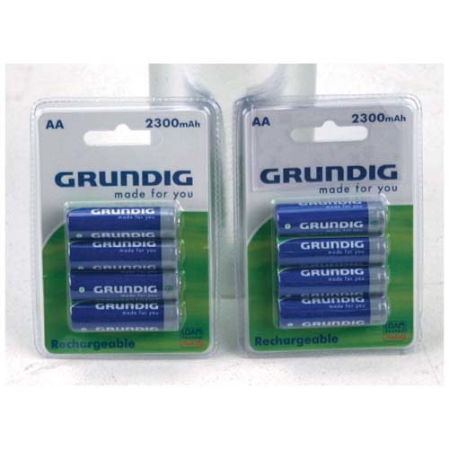Grundig Batterien AA wiederaufladbar 4 Stück 2300mah