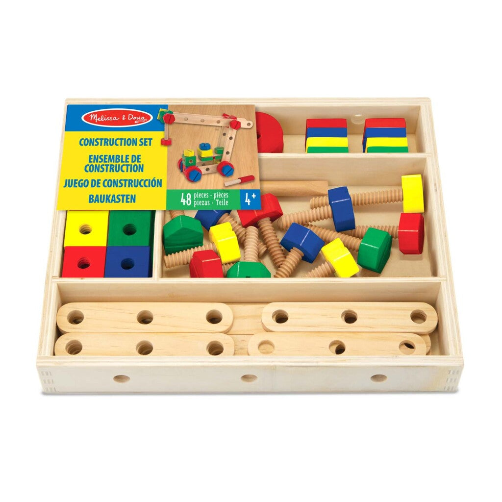 Melissa Doug Holzbaukasten 48 Teile