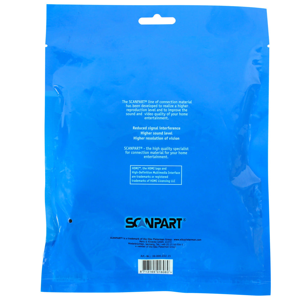 Scanpart HDMI-Kabel blau 1,5 m