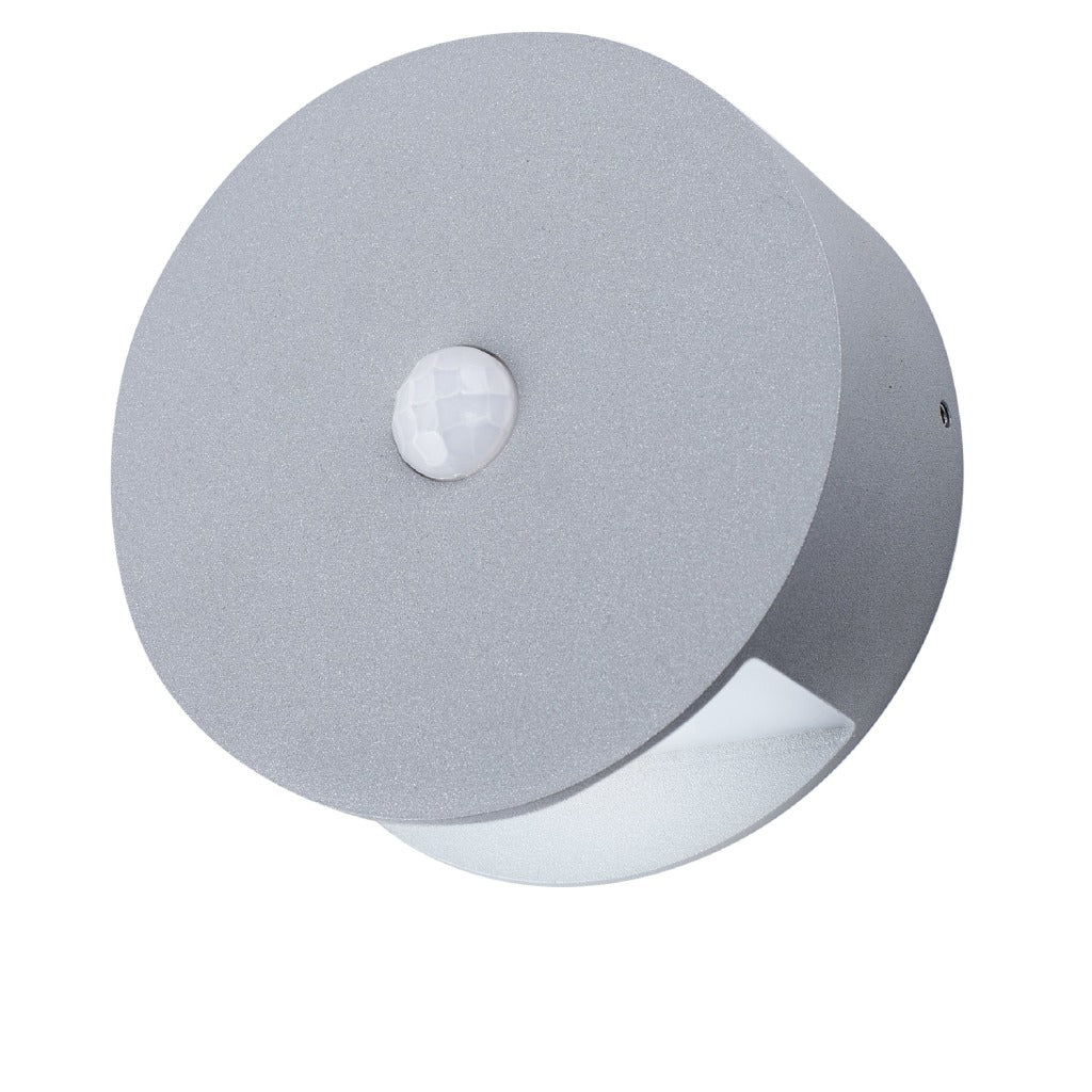 Ranex ra-1004236 LED-Außenwandleuchte mit Sensor 0,5 W 60 lm grau