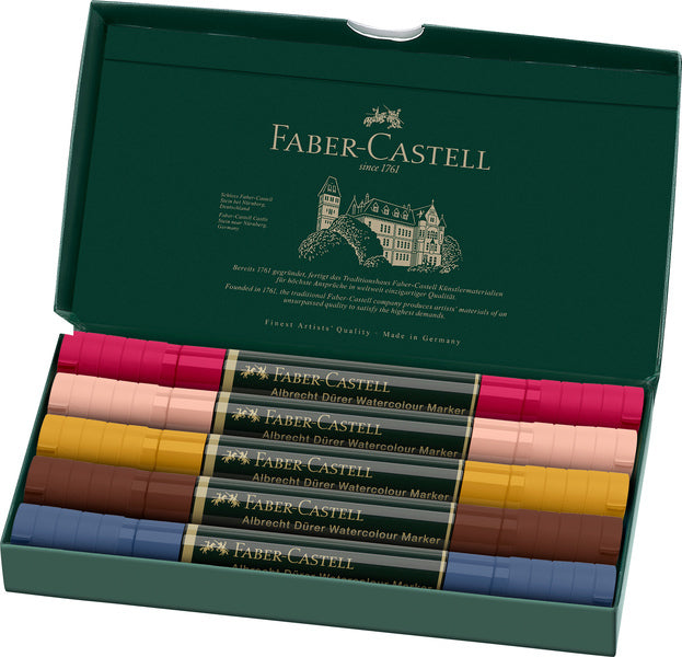 Faber Castell FC-160307 WK25 Aquarellmarker FC Albrechtdürer 5 Stück Porträt