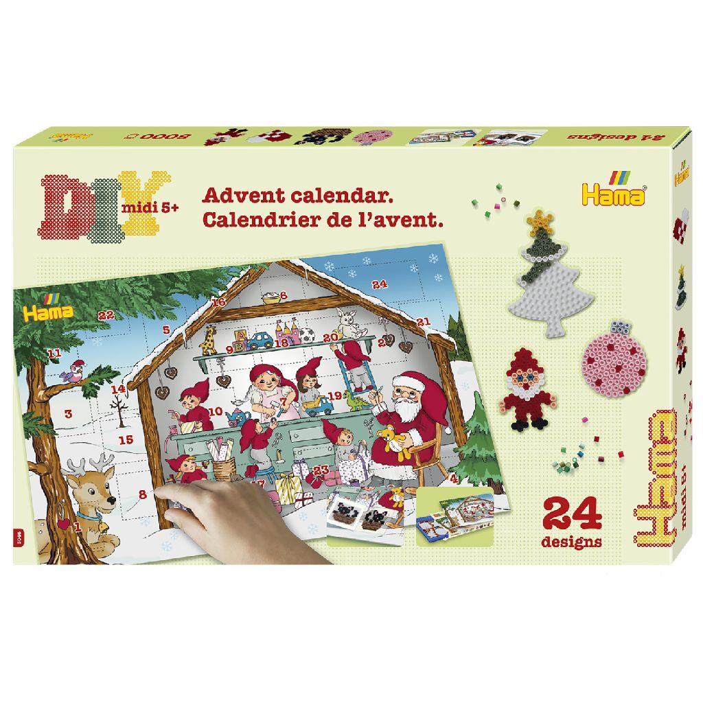 Hama Bügelperlen DIY Midi Adventskalender 5000 Stück