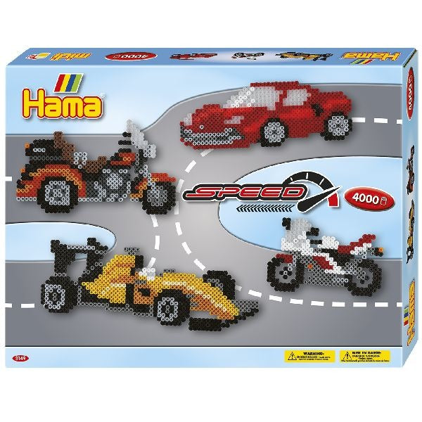 Hama Bügelperlen Geschenkbox Speed 4000 Stück