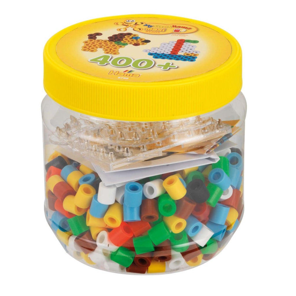Hama Bügelperlen Maxi-Set im Topf 400+ Stück