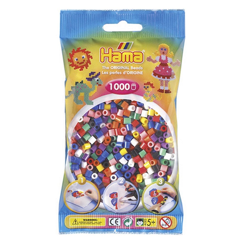 Hama String Perle Mix Primary, 1000st.