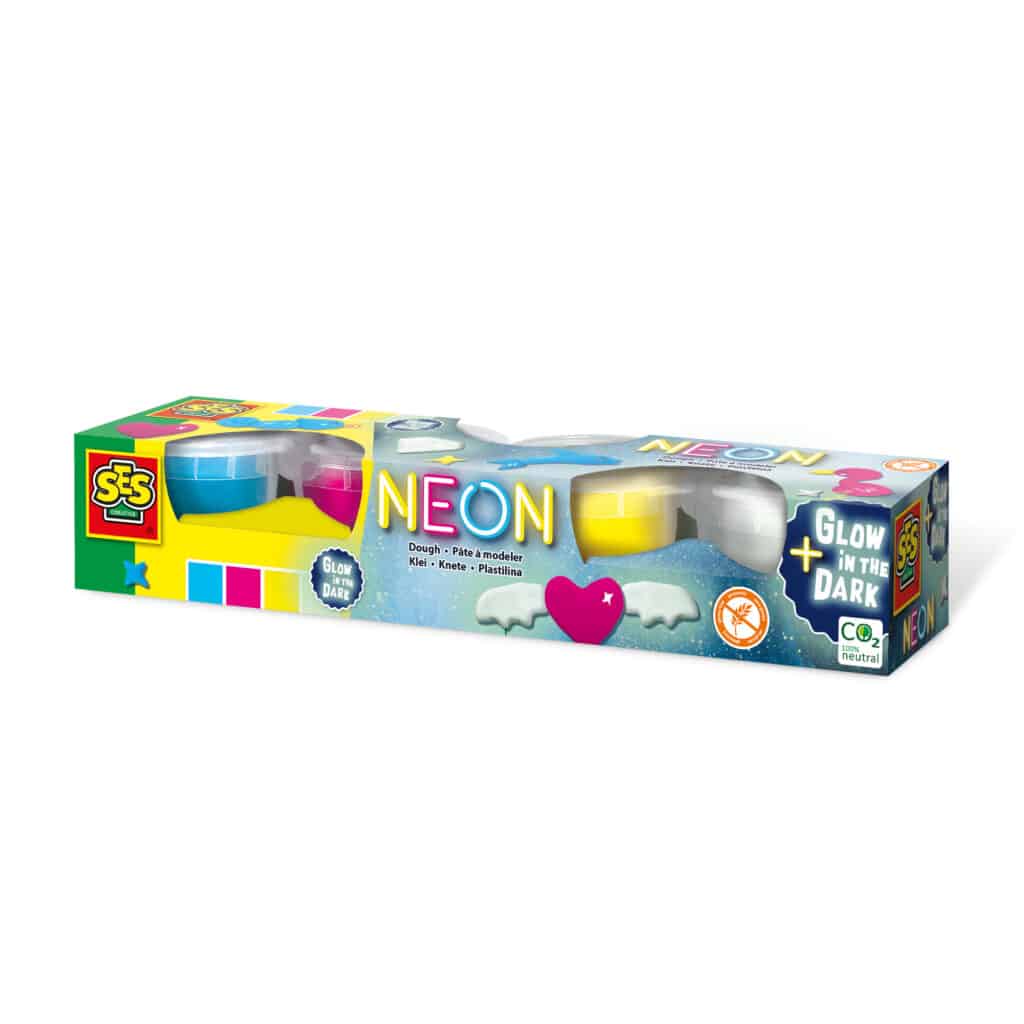 Ses Clay – Neon- und Glow-in-the-Dark-Ton-Set