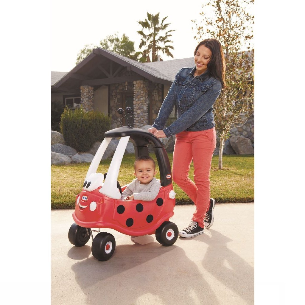 Little Tikes Rutschauto, gemütliches Coupé, Marienkäfer, 38 x 49,5 x 24 cm