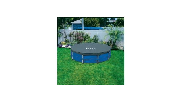Intex 28032 Abdeckung für Schwimmbadrahmen 457 cm blau