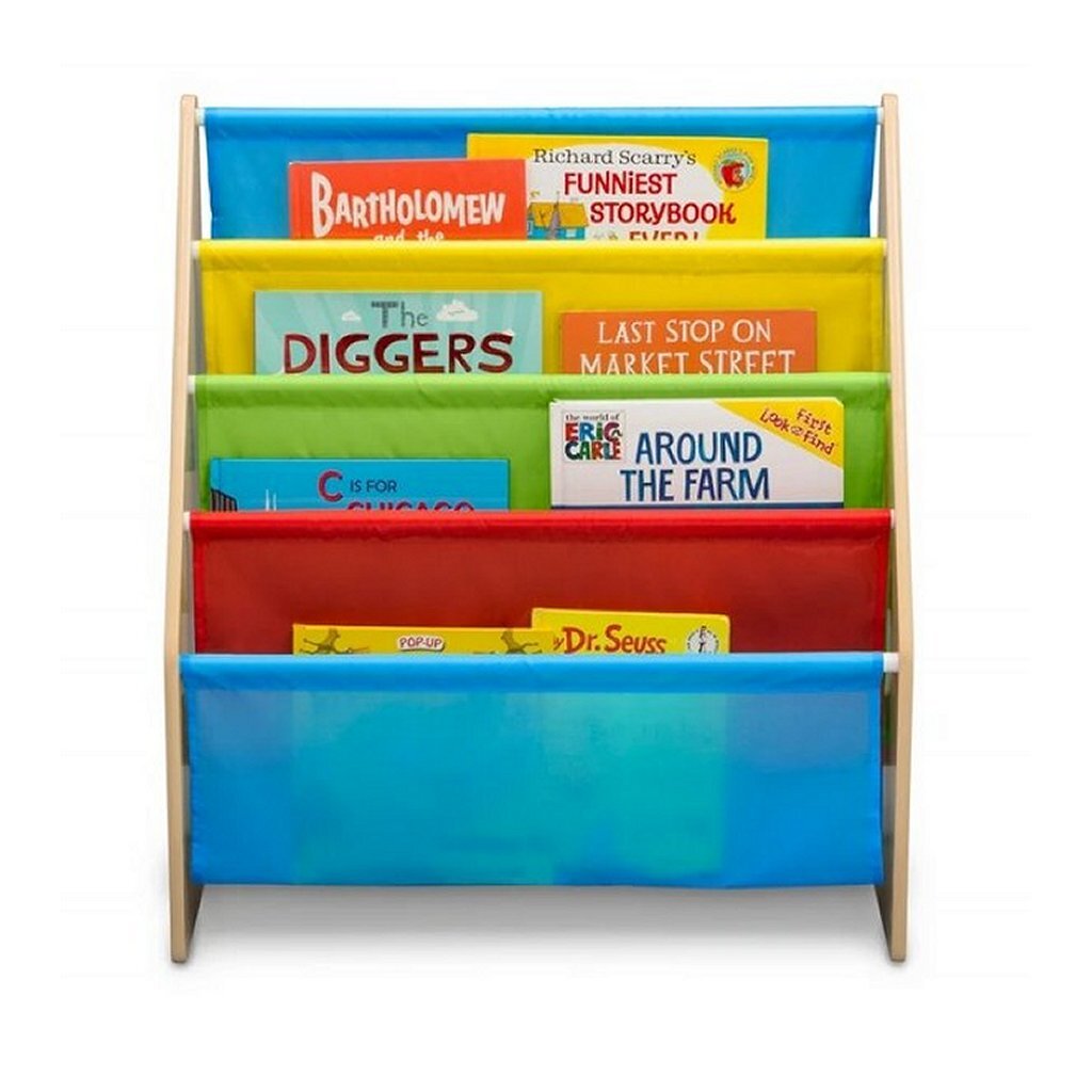 Delta Kinder TB84452GN Bücherregal aus Holz, mehrfarbig