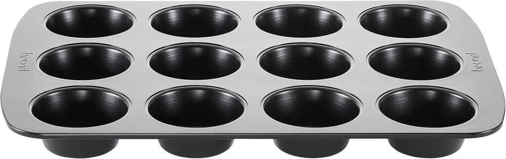 Brund Muffinform 12 Fächer schwarz