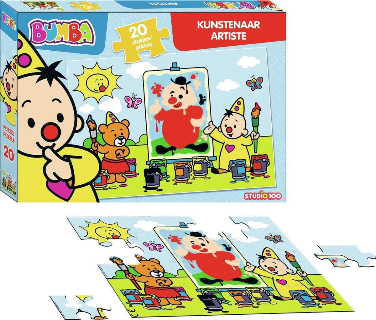 Studio 100 Bumba Puzzle-Künstler, 20-tlg.