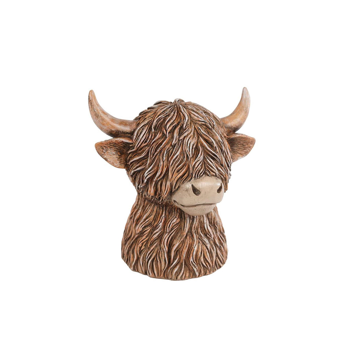 Spardose Highlander braun 11x11x12cm