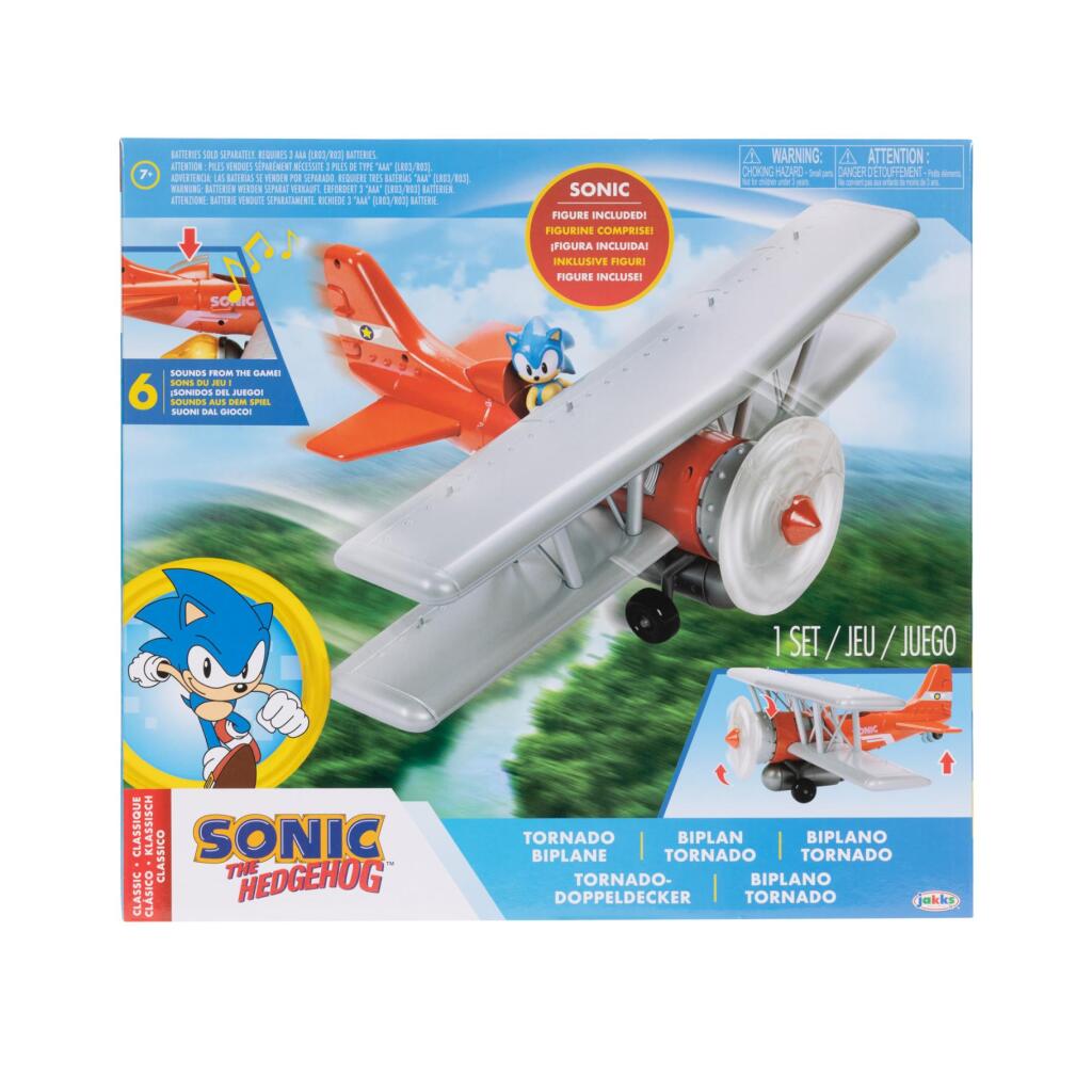 Andere Marken Sonic Tornado Biplane inklusive 6,5 cm großer Figur