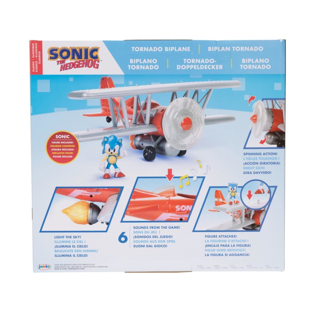 Andere Marken Sonic Tornado Biplane inklusive 6,5 cm großer Figur