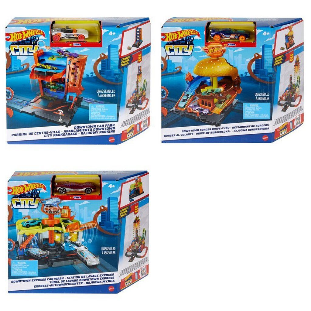 Mattel Hot Wheels City Downtown Spielset sortiert