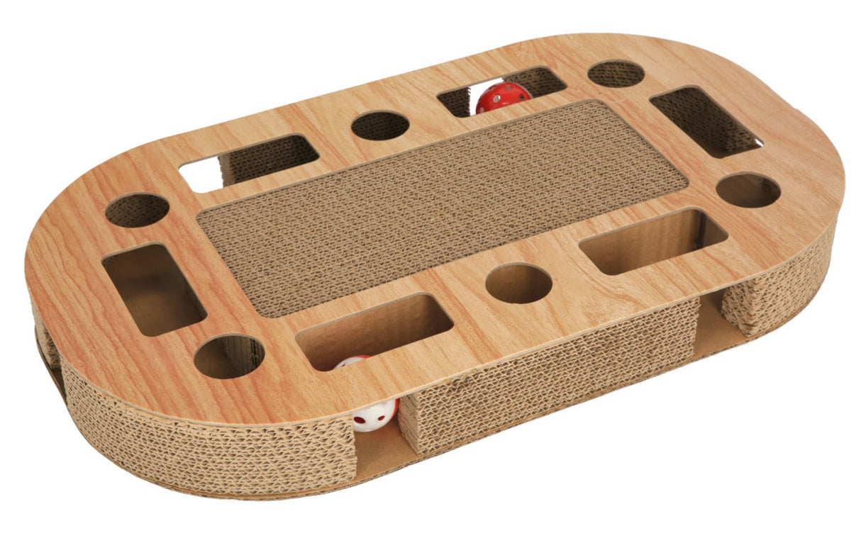 Produkte Katzenkratzbrett Ovalo 52 x 31 x 8,5 cm mit Katzenminze