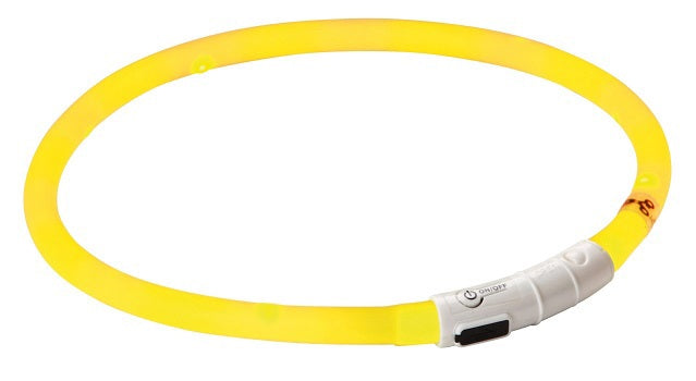 Kerbl Produkte Maxi-Safe-LED-Halsband gelb Länge 55 cm