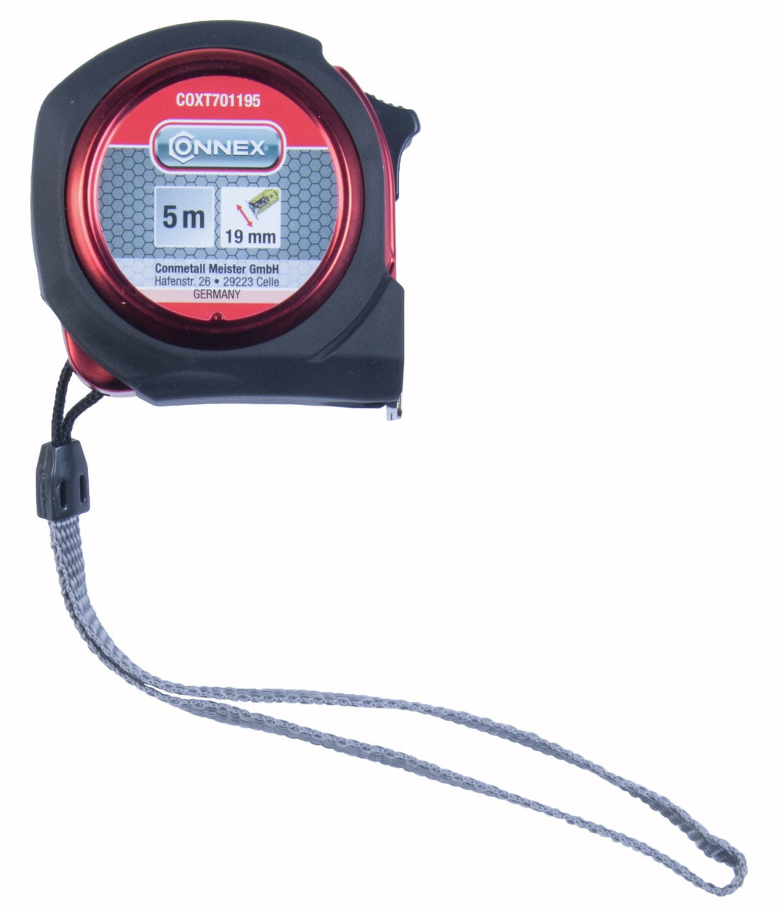 Connex-Maßband, 5 m, ABS, 19 mm, Euro-Kalibrierung – Coxt701195