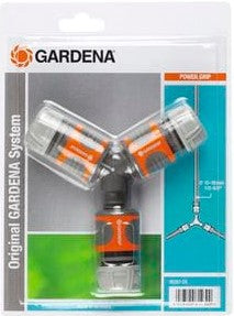 Gardena zweiseitiges Schlauchkupplungsset-Orange-und-Grau-18287-20