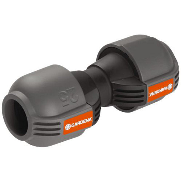 Gardena Verbindungsstück 25 mm (grau schwarz, 2775-20)