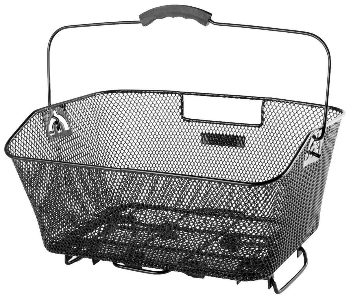 M-Wave Heck Korbdraht Metall Black Abnehmbar