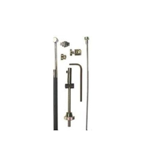 Kabelset Eledes Trommelbremse 1,70 m 2,35 m Edelstahl schwarz schwarz