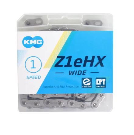 KMC breites EPT -Bikycle -Lock - Z1EHX, 112S, 9,2 mm, Silber
