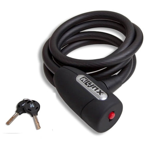 Smokelynx Spiral Cable Lock 150 cm Schwarzkunst-zertifiziert