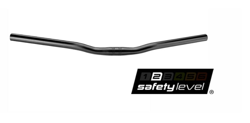 Lenker Ergotec Modell Ladytown 25.4, GW600, GL180, GH16, 30g Aluminium mattschwarz