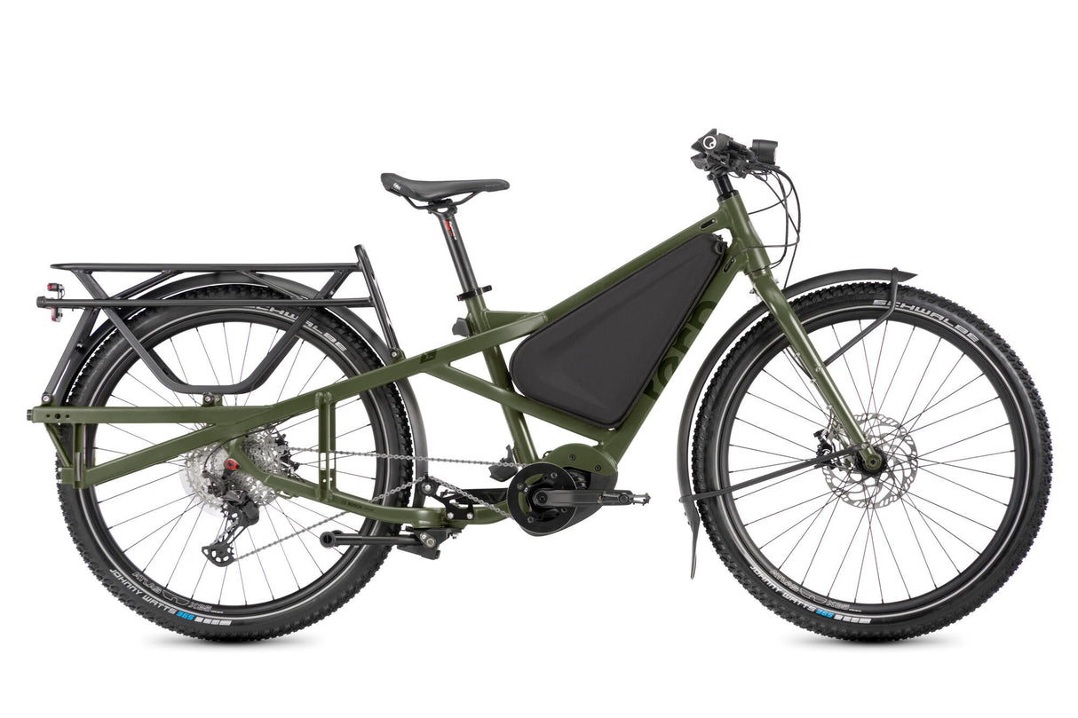Tern elektrisches Lastenfahrrad Orox S12 (#1) E-Bike Orox S12 29 46 12G Kieferngrün matt