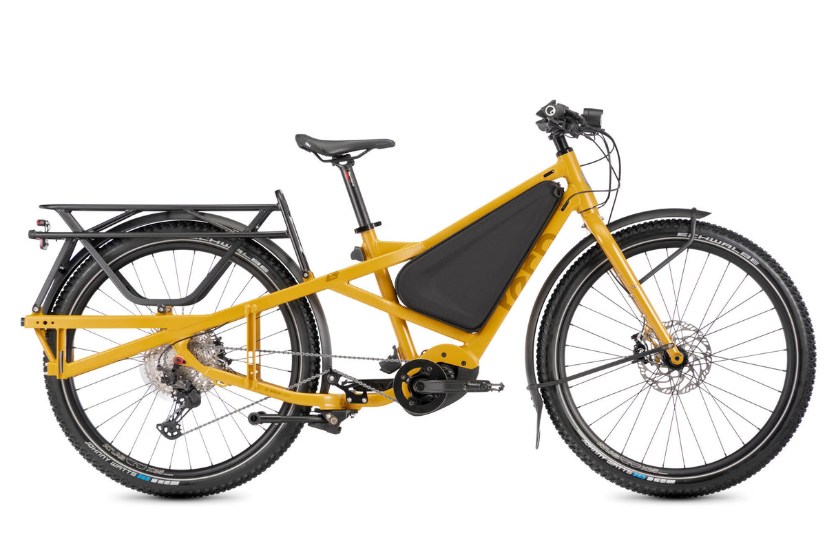 Tern elektrisches Lastenfahrrad Orox S12 (#1) E-Bike Orox S12 29 51 12sp gelb matt