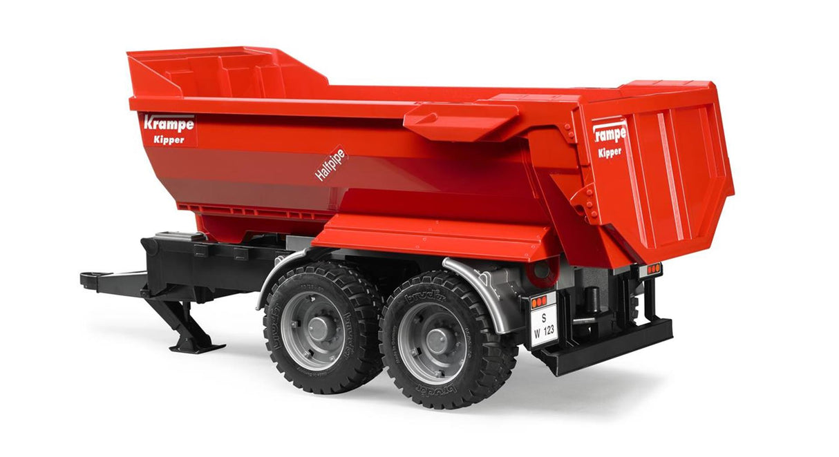 Bruder Trailer Crampe Tandem Halpipipe KiepWagen
