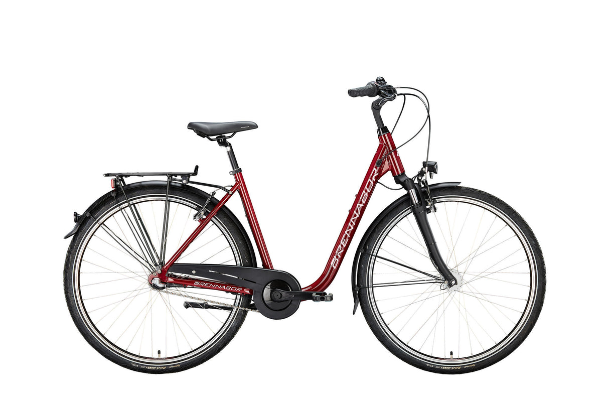 Brennabor Citybike C-24 Mod. 24 Bike City C-24 28 55 Deep 3sp.red Rose