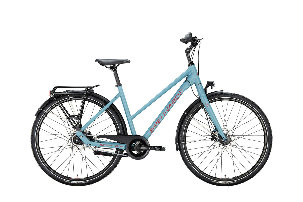 Brennabor Trekkingrad T-48 mod. 24 Fahrradtrekking T-48 28 45 Stufen. 8sp. blaues Burgunderrot
