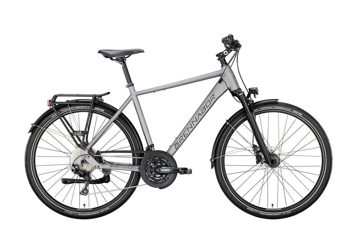 Brennabor Trekkingrad T-62 Mod. 24 Fahrrad Trekking T-62 28 60 er. 30sp. grau schwarz
