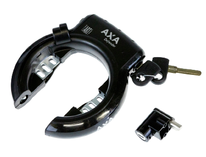 Axa Solid Plus Schloss mit Batterieschloss schwarz