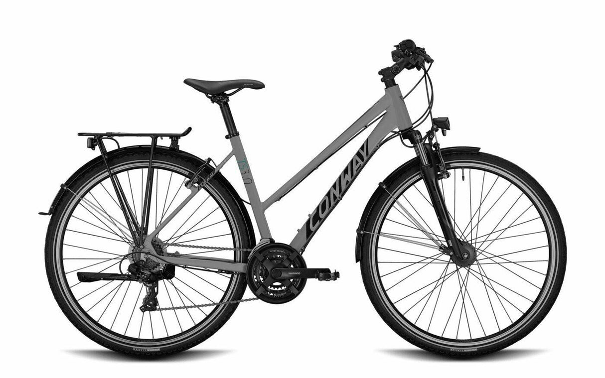 Conway Trekkingrad TS 3.0 Modell 24 Fahrrad Conw. TS 3.0 28 50 Gang 21-fach grau Moos