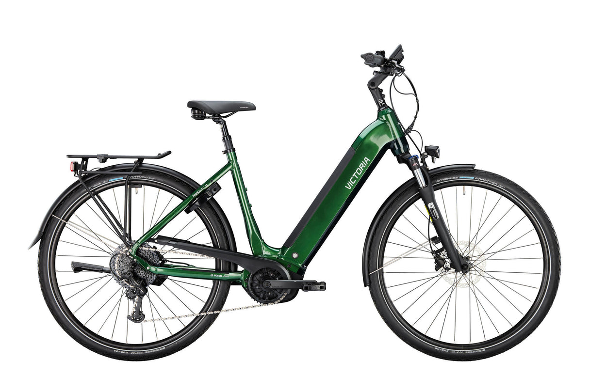 Victoria Elektro-Trekkingrad Tresalo 12 (#1) E-Bike Vict. Tresalo 12 28 48 9sp Wellengrün
