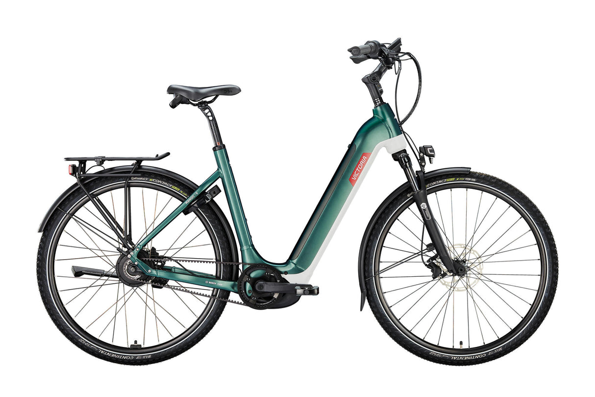 Victoria Elektro-Trekkingrad Manoc 5 Mod. 24 E-Bike Manoc 5 28 46 Wave Env. grün matt