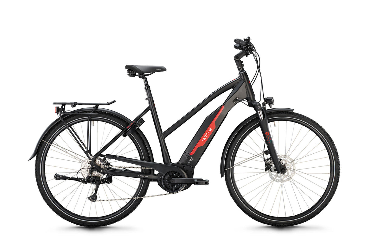 Victoria Elektro-Trekkingrad Tresalo 2 (#1) E-Bike Vict. Tresalo 2 28 53 9sp Treppen. schwarz