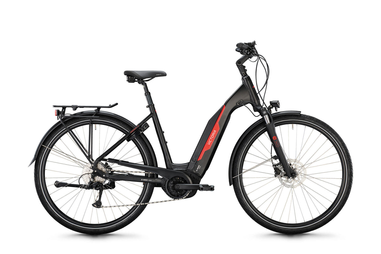 Victoria Elektro-Trekkingrad Tresalo 2 (#1) E-Bike Vict. Tresalo 2 28 46 9sp Welle schwarz