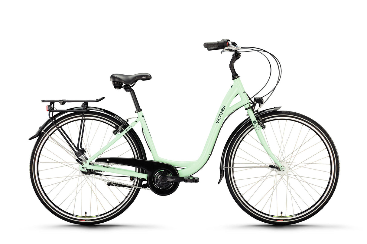 Victoria Citybike Classic 5 Mod. 24 Fahrrad Vict.Classic 5 28 45 Low Entry 7G Eisgrün