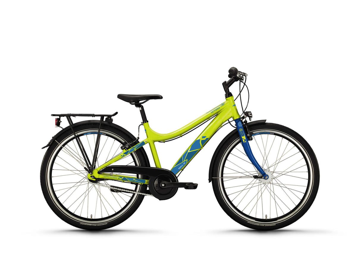 Victoria Jugendfahrrad Eqola 7 Mod. 24 Fahrrad vict.eqola 7 26 46 Durchm. 7 EL Limettengelb