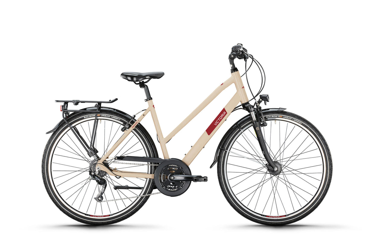 Victoria Trekkingrad Treqana 2 Mod. 24 Fahrrad vict.treqana 2 28 51 Stufen. 24 Stück graubeige