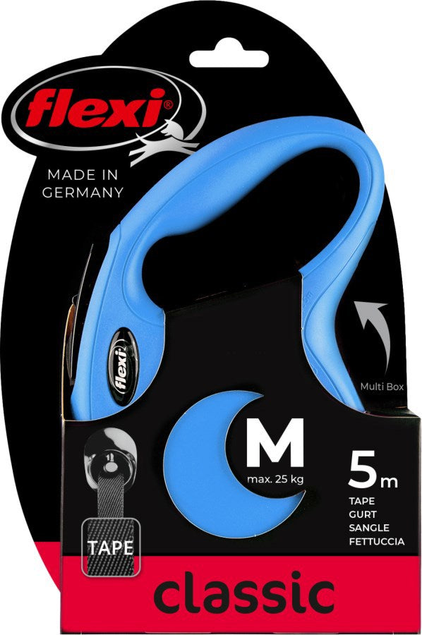 Flexi Retractable Line Classic Tape Blau