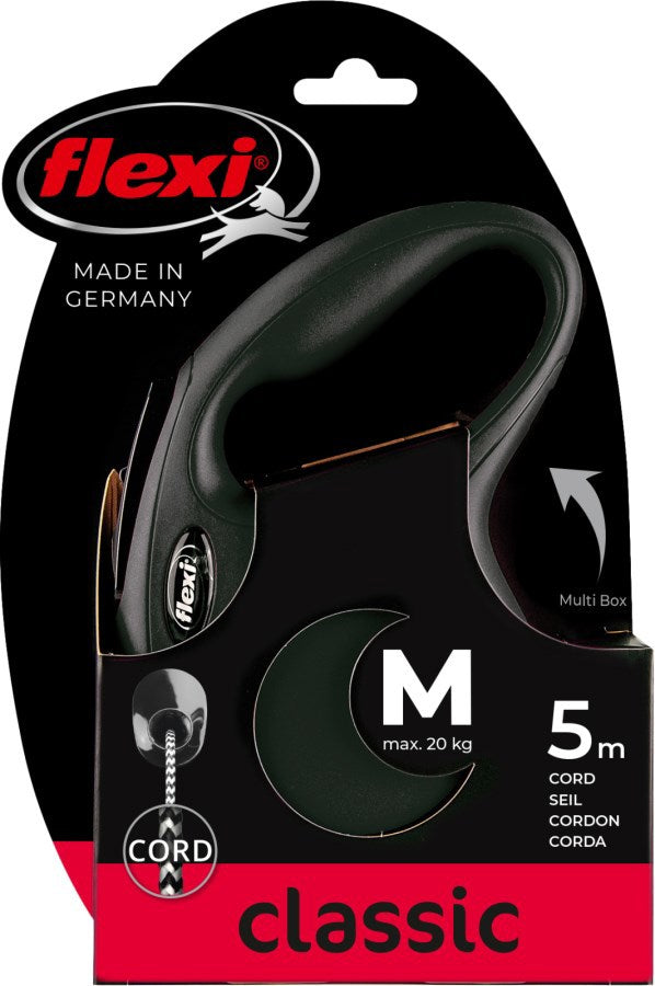 Flexi Retractable Line Classic Tape schwarz