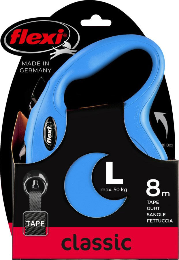 Flexi Retractable Line Classic Tape Blau
