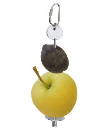 Kerbl Produkte Obsthalter aus Metall 20cm für Nagetiere