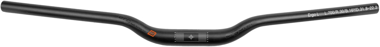 Ergotec Lenker Ergo Plus L 31,8 12° mattschwarz