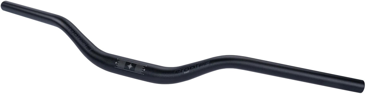 Ergotec-Lenker 50 Comfort ø31,8 mm 50 mm Rise – schwarz sandgestrahlt